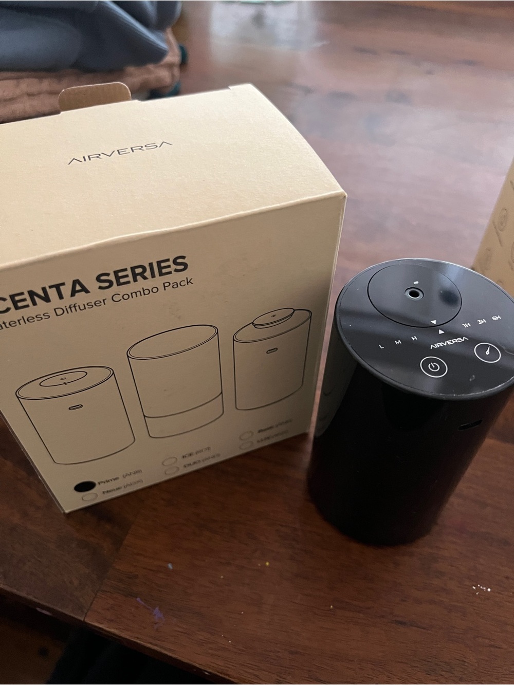 Black Portable Waterless diffuser